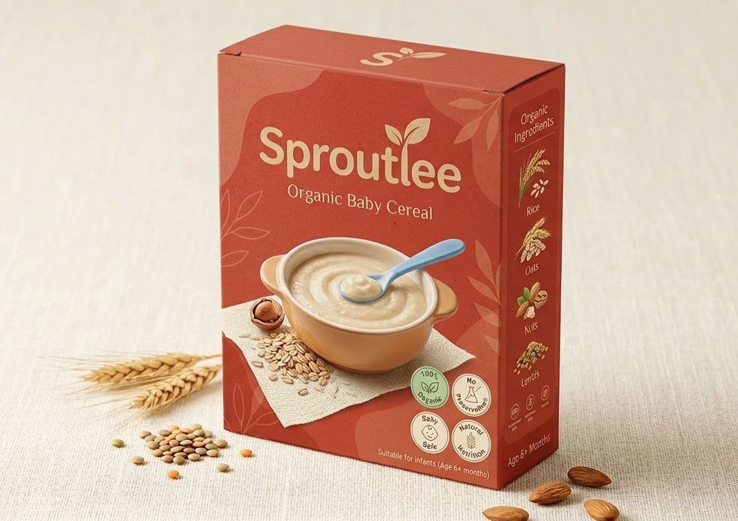 Sproutlee Organic Baby Cereal (Rice)