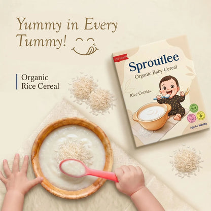 Sproutlee Organic Baby Cereal (Rice)