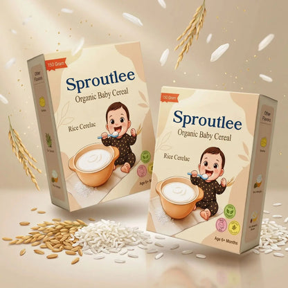Sproutlee Organic Baby Cereal (Rice)
